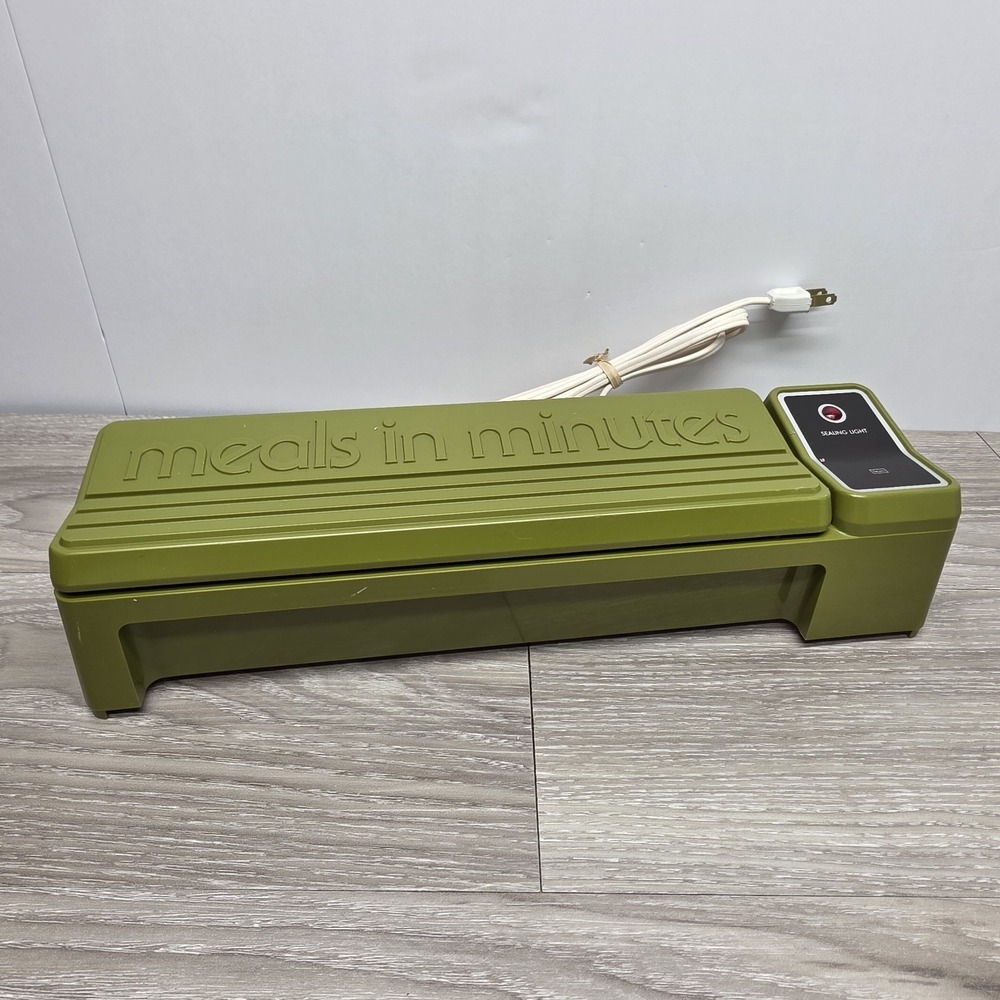 Vintage 1970's Sears Meals In Minutes Save And Seal - With Box Of Bags - Tested